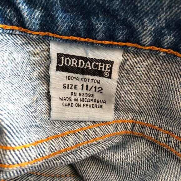 NWT deadstock 1990s vintage Jordache high rise tapered mom jeans short petite - Picture 7 of 8